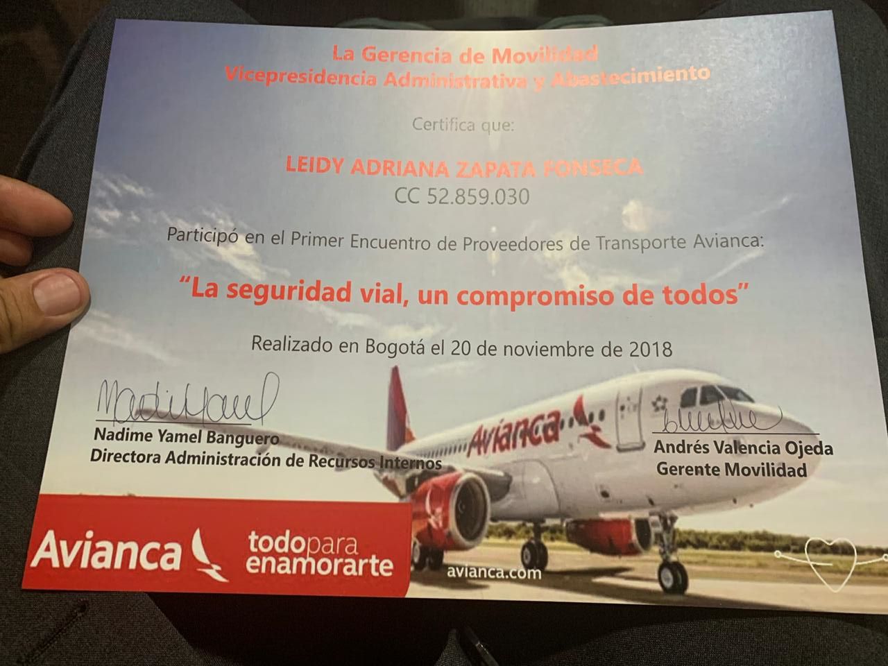 PonenteInvitadGerenciaMovilidadAVIANCA1